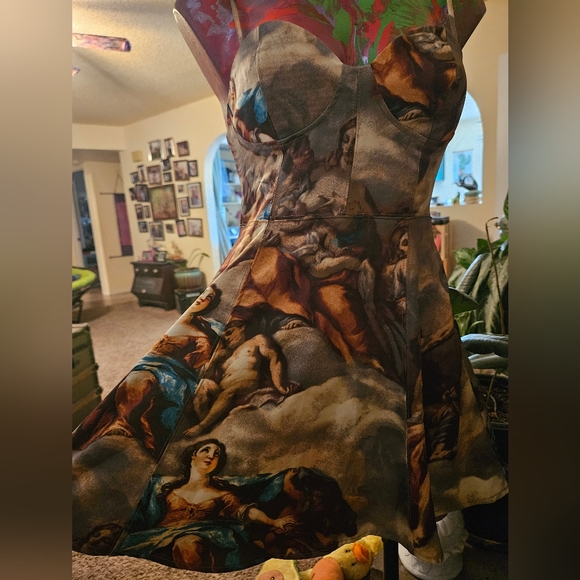 NWT UO Orion Bustier Slip Skater Dress - Picture 4 of 10